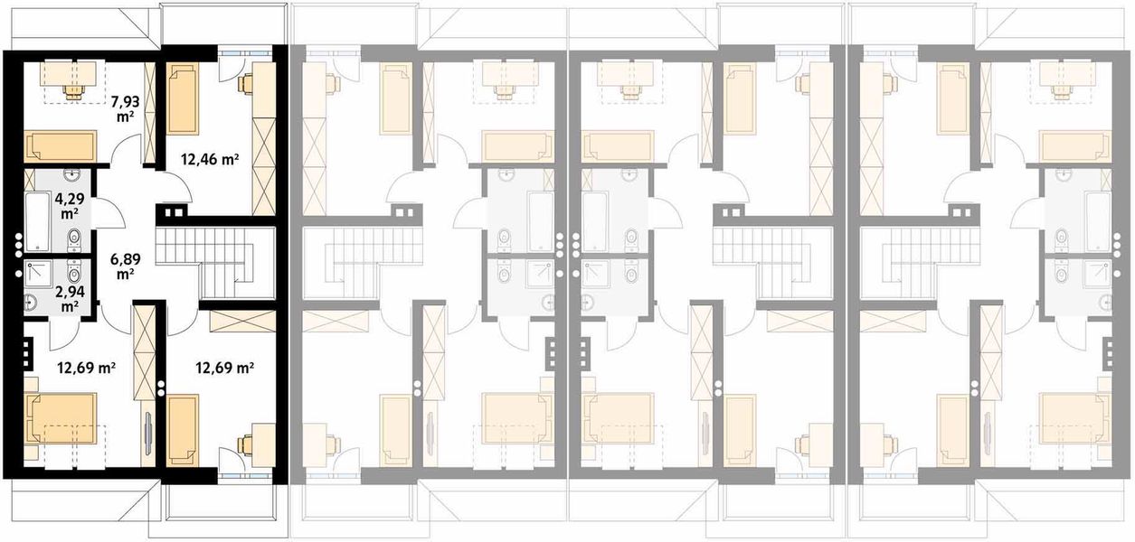 Poddasze projektu Jarząb