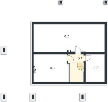 Piwnica projektu Carrara V DCP332d