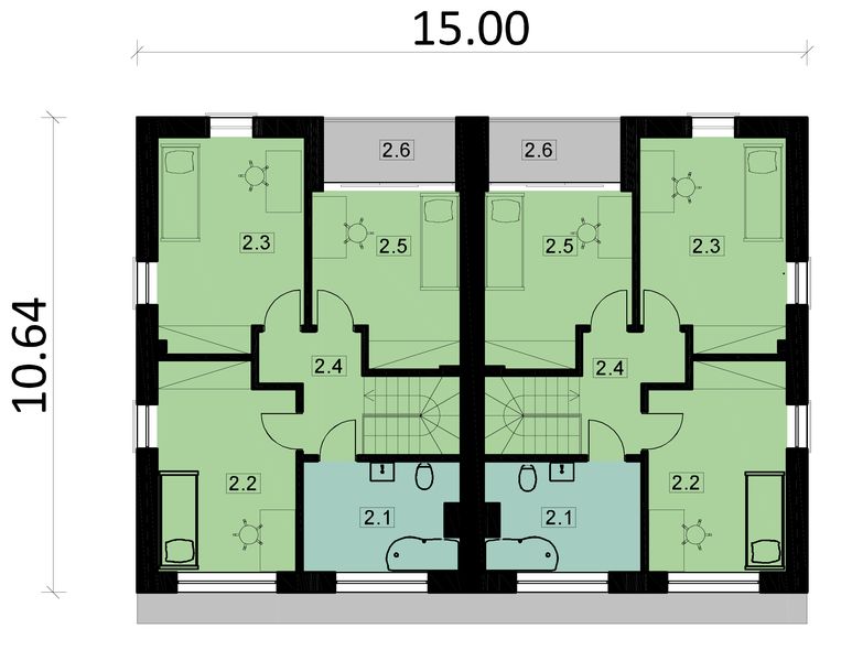Piętro 1 projektu KA12