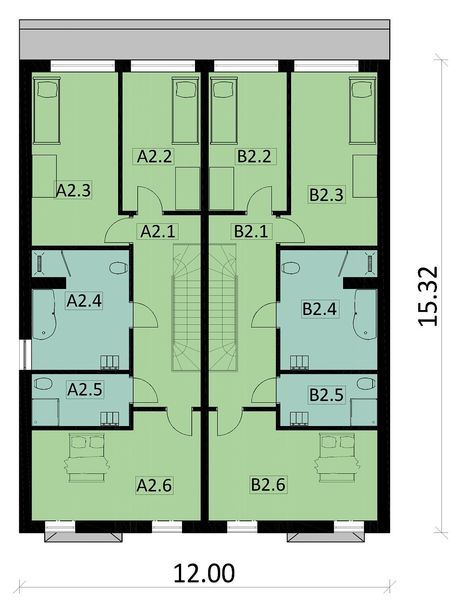 Piętro 1 projektu KA13