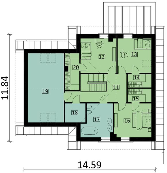 Poddasze projektu KA52