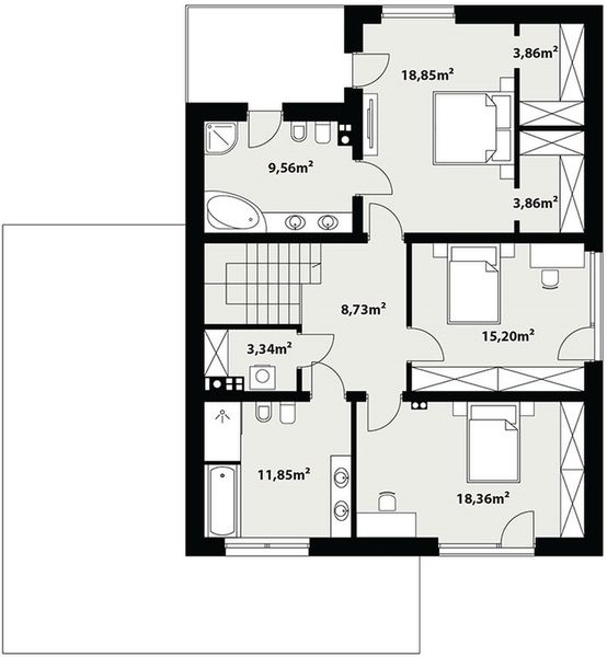 Piętro 1 projektu Mateo 2