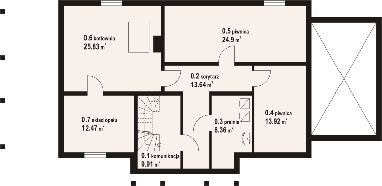 Piwnica projektu Chmielów dw 19