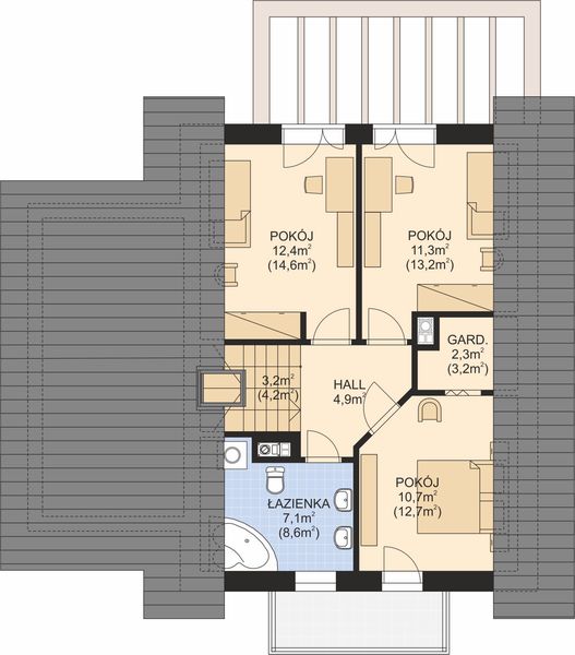 Poddasze projektu APS 028 NEW