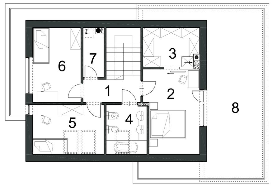 Poddasze projektu Wyjątkowy D41