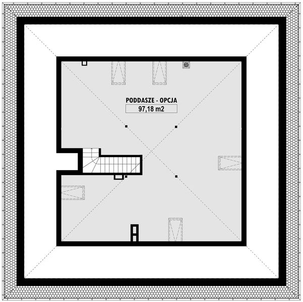 Poddasze projektu E-231
