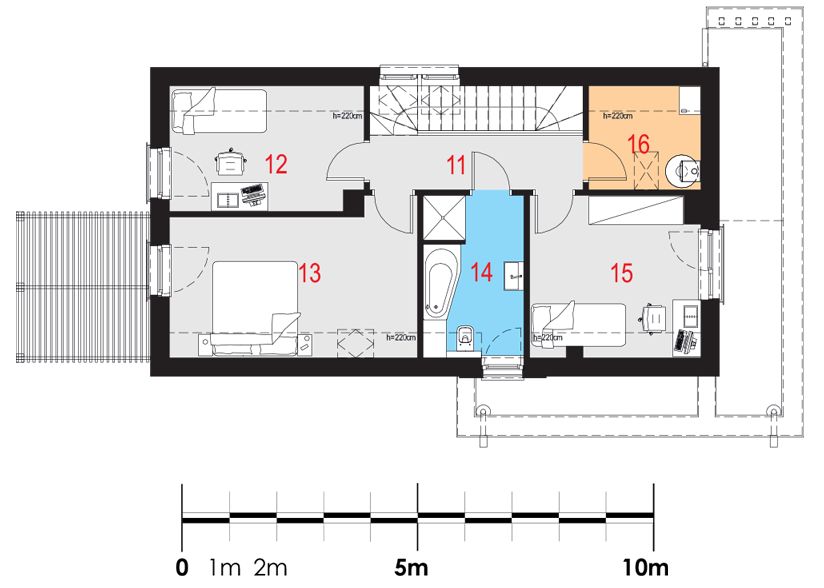 Poddasze projektu Amoenus II