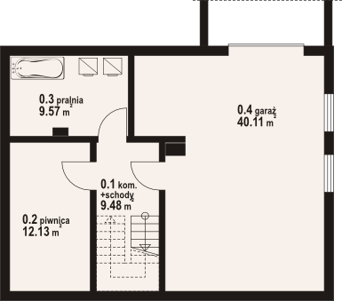 Piwnica projektu Bartne dw 29
