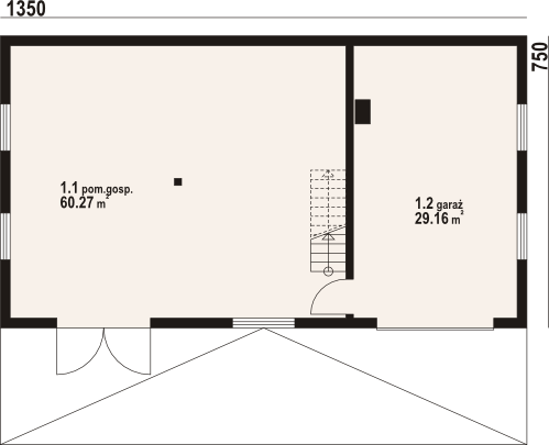 Parter projektu Budynek gospodarczy bg-14