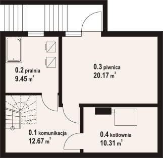 Piwnica projektu Świdnica mała dw 29