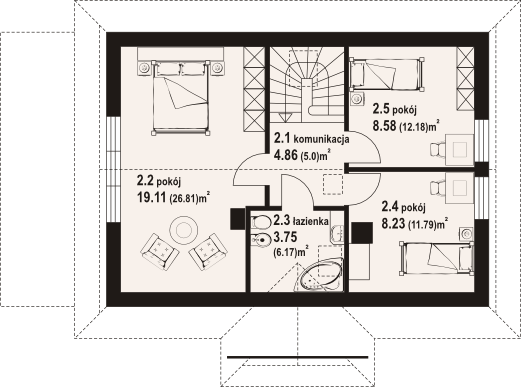 Poddasze projektu Zawoja mk 31