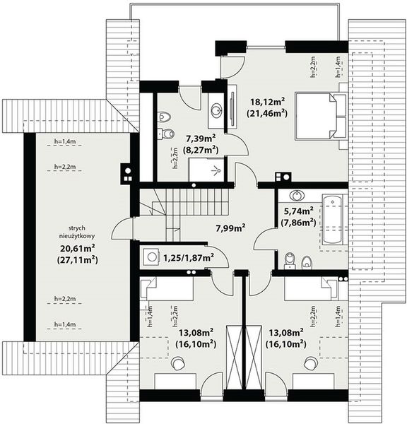 Poddasze projektu Dino