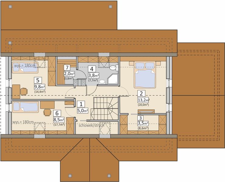 Poddasze projektu AJR_02_A1