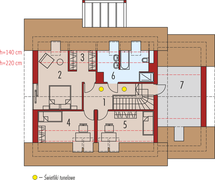 Poddasze projektu Mini 8 G1