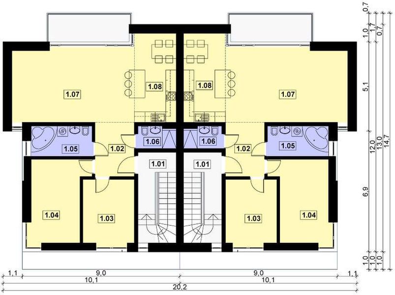 Piętro 1 projektu DEV-V9