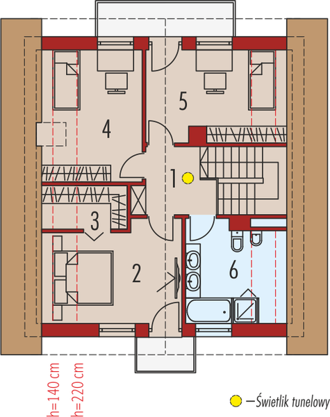 Poddasze projektu Daga