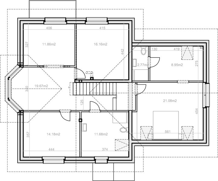 Poddasze projektu eko Typowy 36