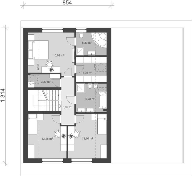 Poddasze projektu uA66