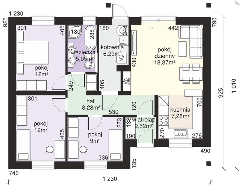 Parter projektu Dom przy Bukowej 12
