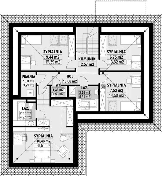 Poddasze projektu E-224