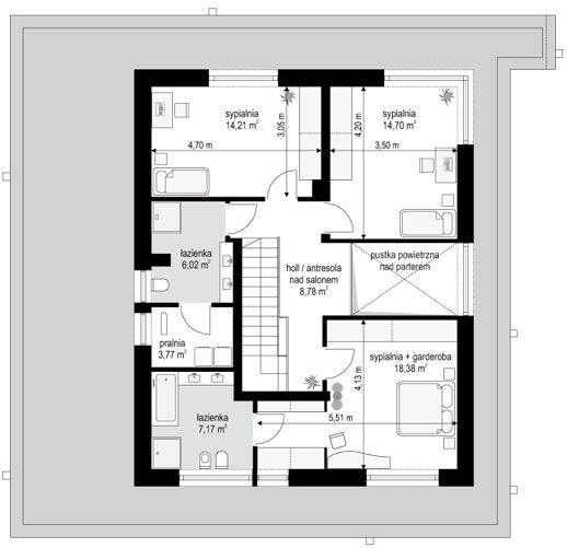 Piętro 1 projektu Orkan