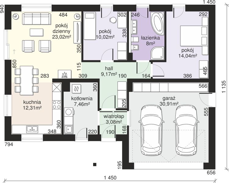 Parter projektu Dom przy Przyjemnej 19 bis