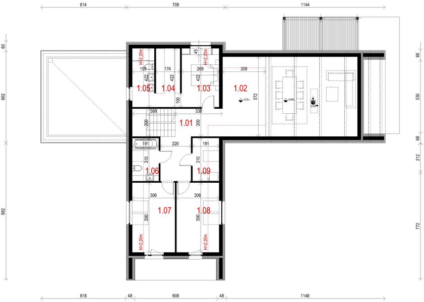 Poddasze projektu House x10.1 – murowany