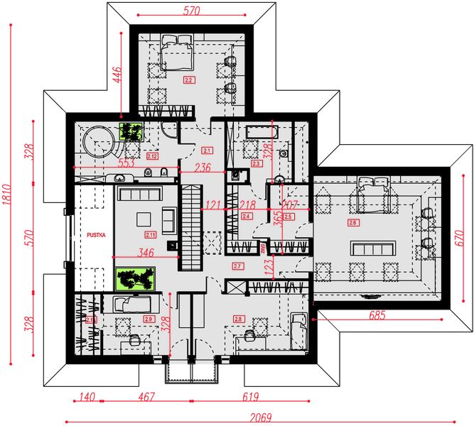 Poddasze projektu Datanello 5