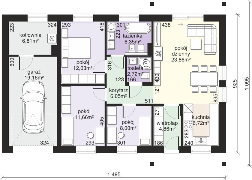 Parter projektu Dom przy Bukowej 19