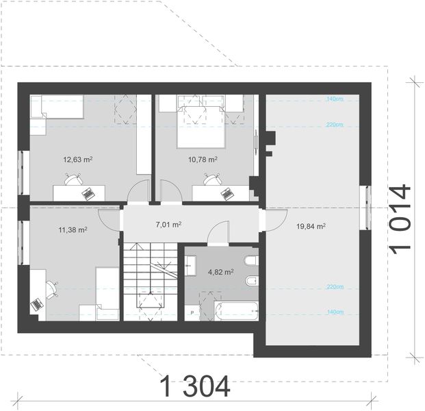 Poddasze projektu uA80