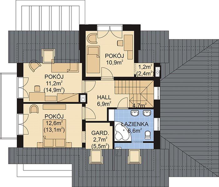 Poddasze projektu APS 220