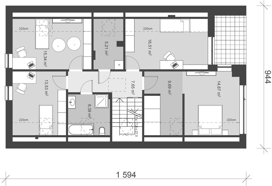 Poddasze projektu uA27v1