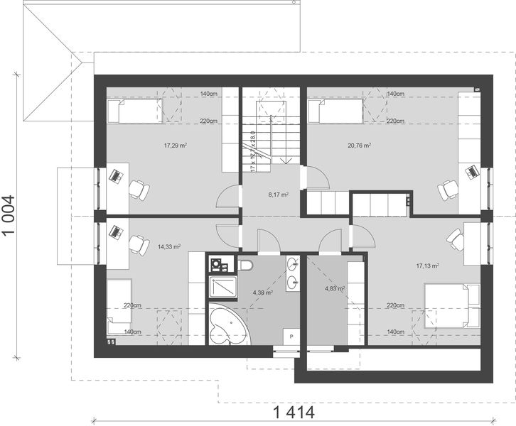 Poddasze projektu uA33