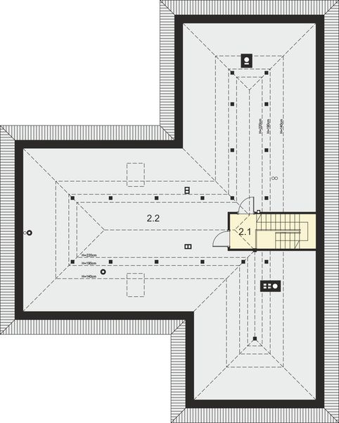 Poddasze projektu Petra 2