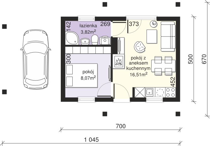 Parter projektu Dom przy Bukowej 35A
