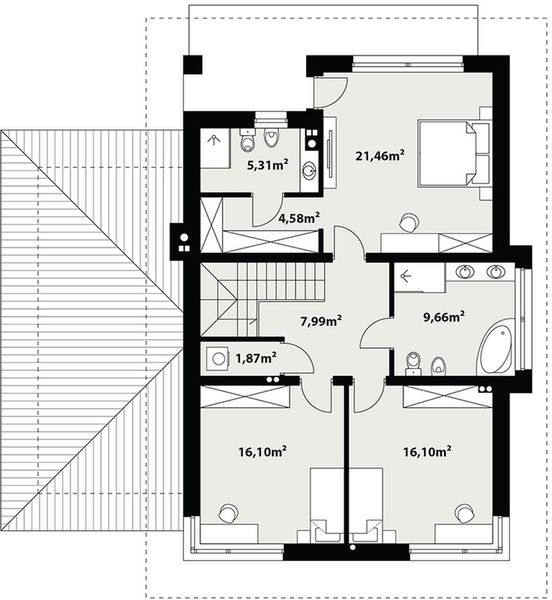 Piętro 1 projektu Enes