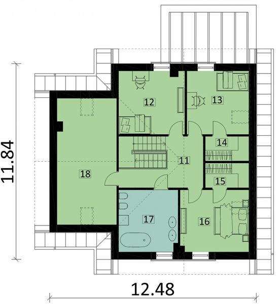 Poddasze projektu Ka52 war.3
