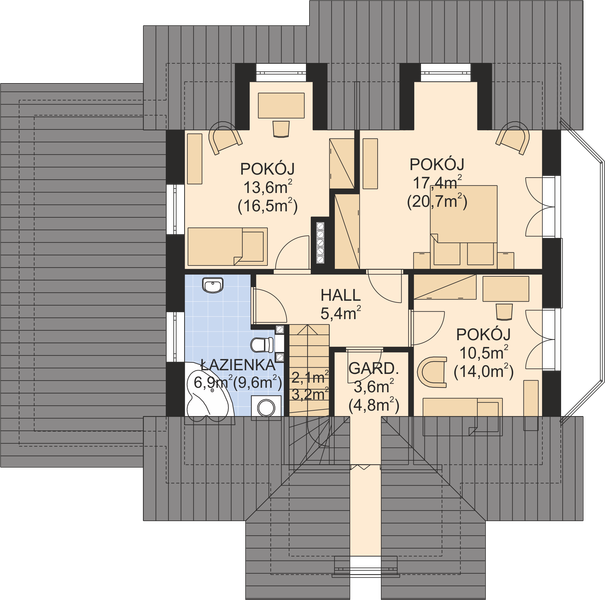 Poddasze projektu APS 222