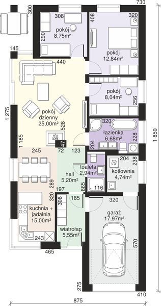 Parter projektu Dom przy Pastelowej 15
