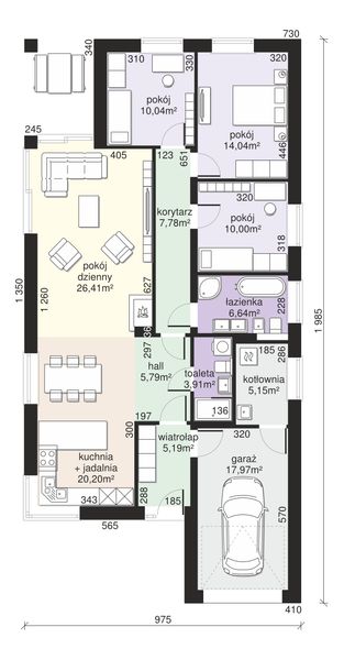 Parter projektu Dom przy Pastelowej 18