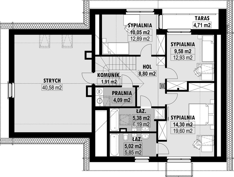 Poddasze projektu E-237