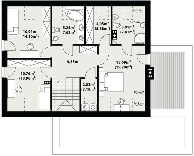 Poddasze projektu Nela