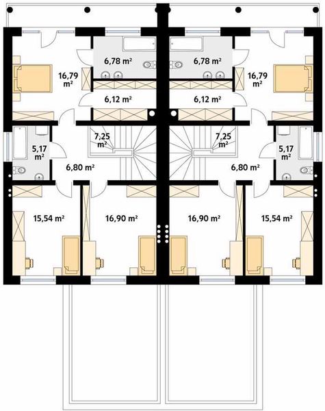 Piętro 1 projektu Larus 4