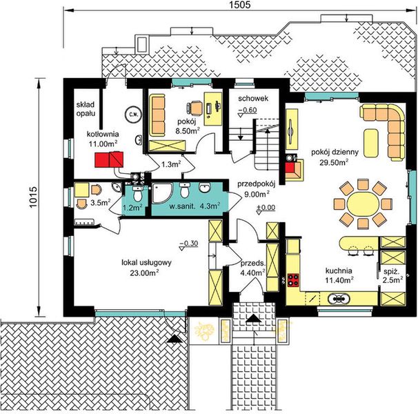 Parter projektu BS-16 z lokalem