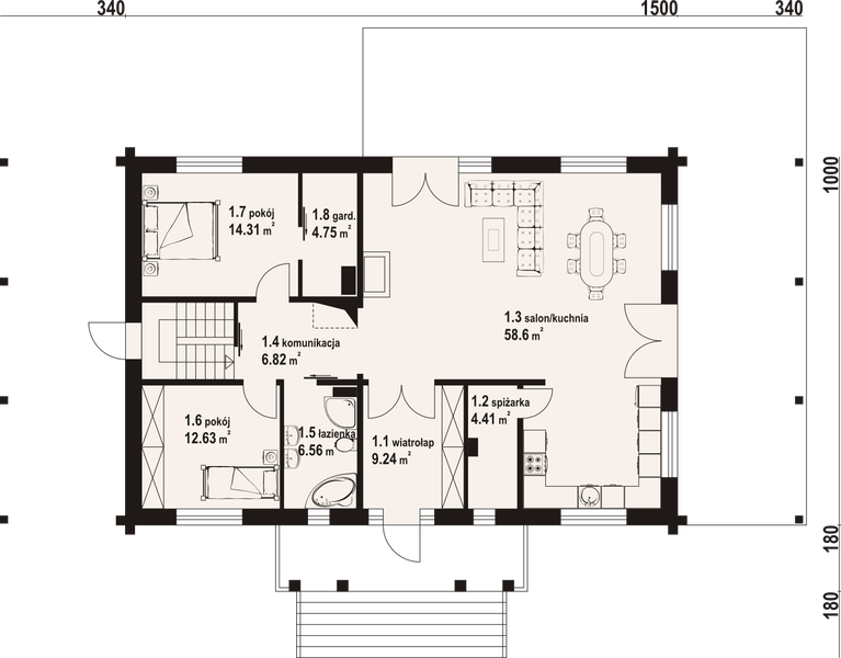 Parter projektu Osakowo 9 dw