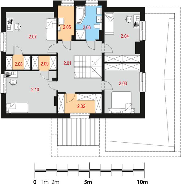 Piętro 1 projektu Curiosus I G2
