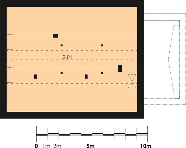 Poddasze projektu Laceratus I G1