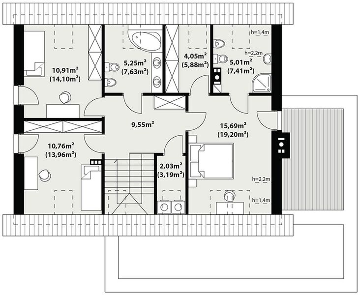 Poddasze projektu Nela 2