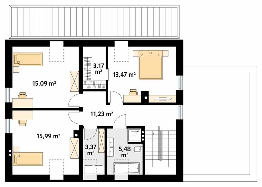 Poddasze projektu Promyk 2