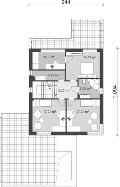 Piętro 1 projektu uA93